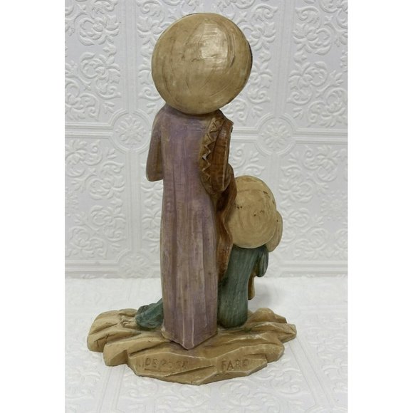 Italy Depose Faro Holy Family Figure - Mary Jesus Joseph 8-5/8" Vintage - Picture 8 of 11